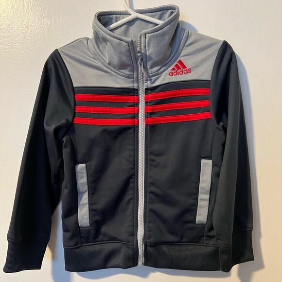 Adidas 2T track jacket zip up‎ - retro three stripes - Picture 1 of 3